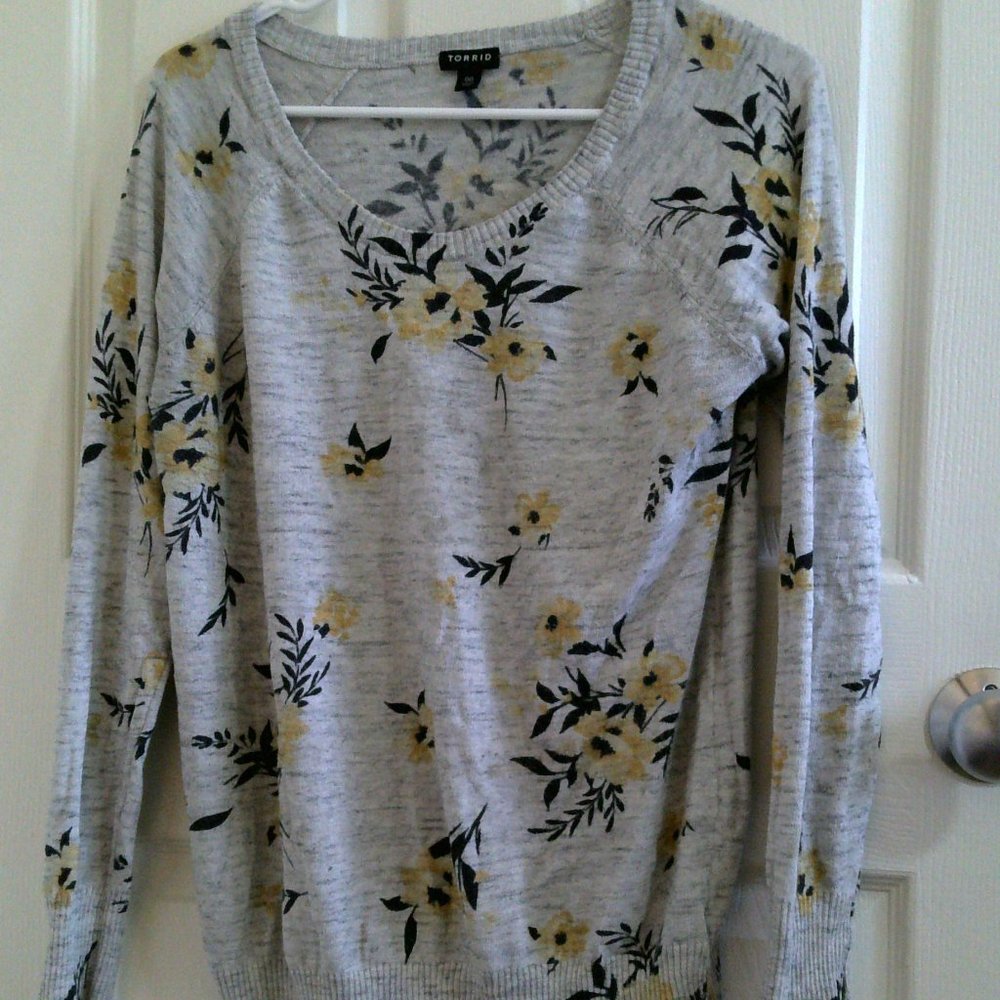 Grey Torrid Sweater Size 00